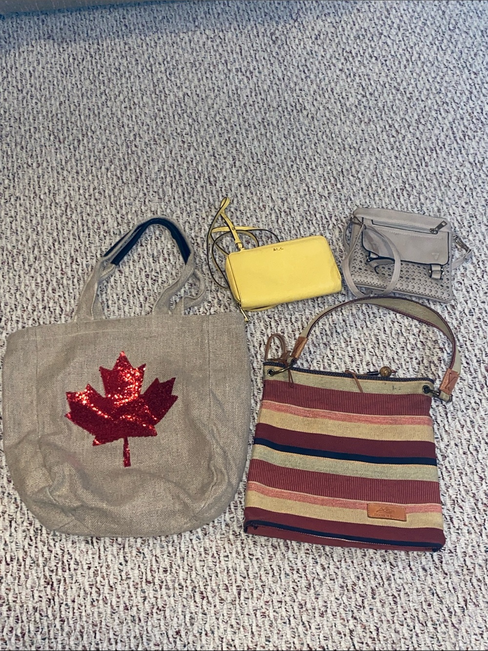 Lot 4 Bags / Purses Indigo / Ralph Lauren / Boots N Bags
